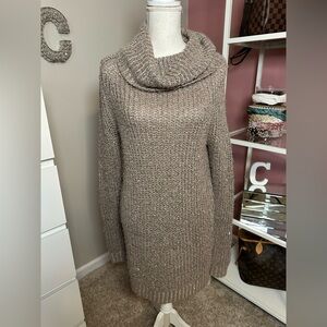 Mossimo Supply Co. Ribbed Cowl Neck Sweater Dress